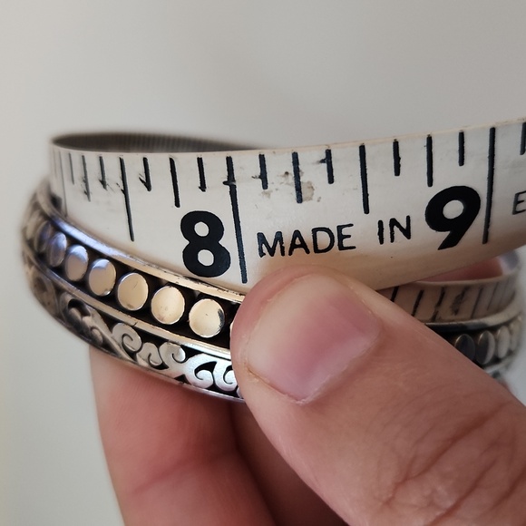 Brighton Silvertone Bangle Bracelet - Picture 4 of 6